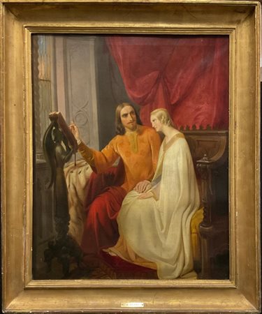 Maestro dell'inizio del secolo XIX

"Paolo e Francesca" 
olio su tela (cm 80x65