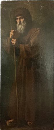 Maestro del secolo XVII

"Santo frate"
olio su tavola parchettata (cm 119,5x49,