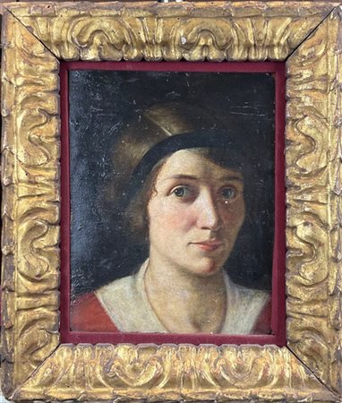 Giuseppe Sidoli "Ritratto di ragazza" 
olio su tavola (cm 32x26)
in cornice (dif