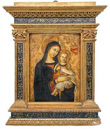 Ignoto

"Madonna con Bambino"
olio su tavola (cm 25,8x19,5)
in cornice a edicol