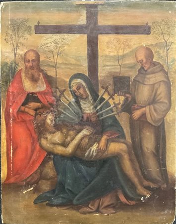 Ignoto

"Pietà"
olio su tavola (cm 40,5x32)
(difetti e restauri)