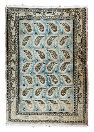 Tappeto Persia, secolo XX. Decoro all over a file con Boteh contrapposti su fon