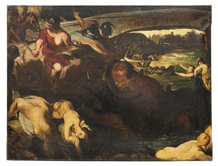 Ignoto

"La Battaglia delle Amazzoni" (frammento)
olio su tela (cm 117x155)