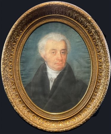 Ignoto del Secolo XIX

"Ritratto di gentiluomo" 
pastelli colorati su carta (cm