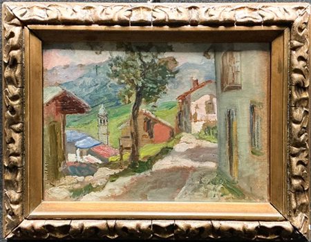 Ignoto del secolo XX

 "Zambla" 
olio su compensato (cm 15x21)
al retro: iscriz