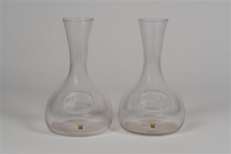 Due decanter Gunnar Ander, anni '60