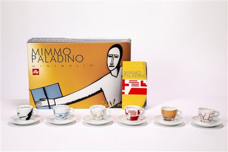 Mimmo Paladino (Paduli 1948)  - Set di cinque tazzine da espresso, edizione Illycaffè “Illy Collection”, numerate e firmate., Rosenthal, Germany, 2000