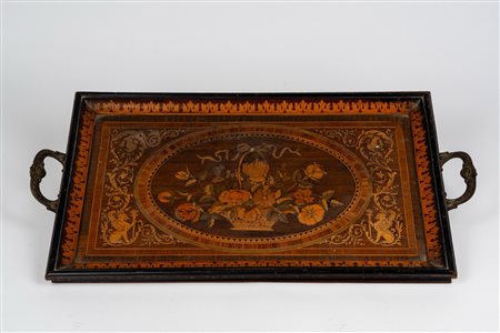 Vassoio da servizio rettangolare , 20th century