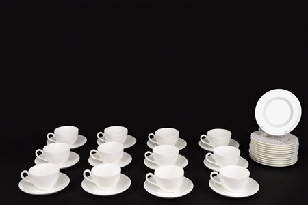 Servizio da te in porcellana bianca, Villeroy & Boch