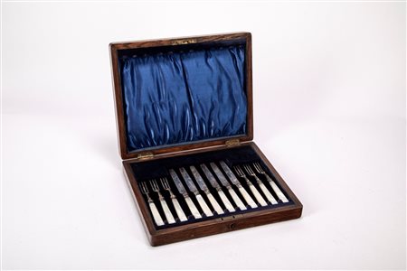 Servizio di posate da dolce, Sheffield, 1921-22