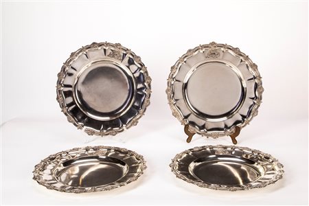 Quattro piatti, Italy, first half of the 20th century