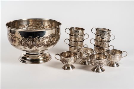 Manifattura inglese inizio secolo XX - Servizio da Punch