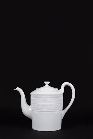 Teiera in porcellana bianca Egée, Hermes