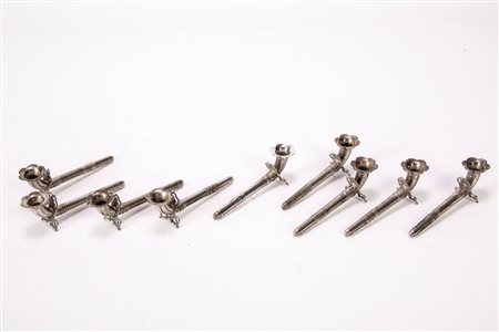 Gruppo di nove segnaposto, Europe, mid-20th century