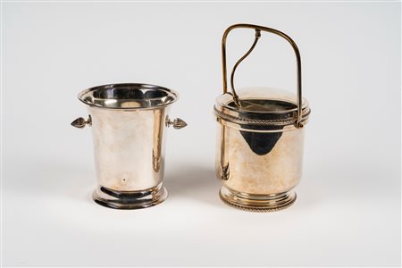 Lotto composto da una glacette e un porta bottiglie