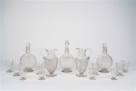 Servizio in cristallo