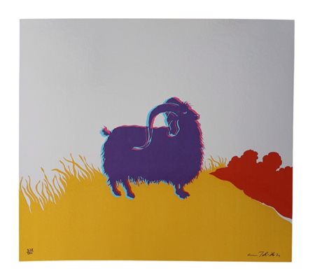 Gino Marotta, Muflone dalla cartella 'Lo zoo incantato'