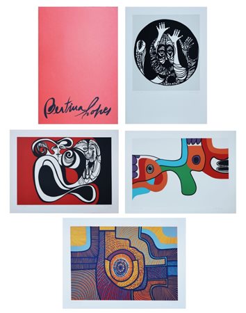 Bertina Lopes, Cartella di quattro serigrafie