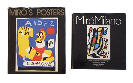 Lotto di due volumi di Joan Miró