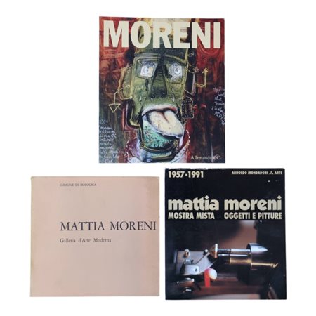 Lotto di tre volumi di Mattia Moreni