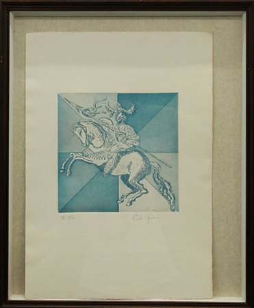 ANONIMO, "Cavallo e Cavaliere", anni '70