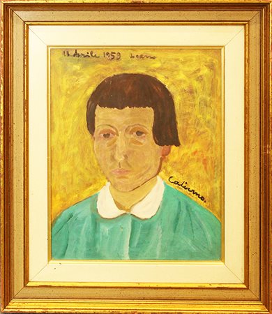 GIOSUE' CALIERNO, "Ritratto", 1959