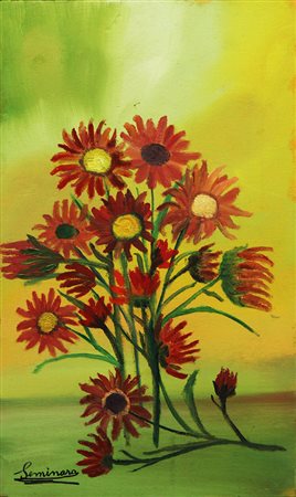 R. SEMINARA "Fiori surreali", anni 80
