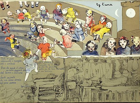 L. MARCHETTI, "TG L'UNA", anni '80