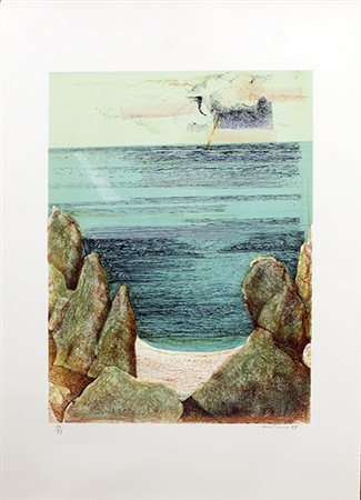 ANONIMO, "Paesaggio marittimo", 1985