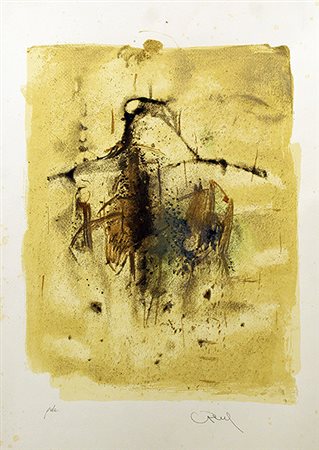 ANONIMO, "Paesaggio astratto", anni 71