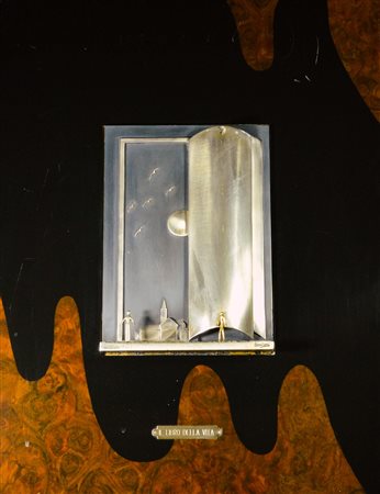 OTTAVIANI Il libro della vita Scultura multipla in argento 17x23 presenta...