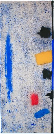 CESARE BERLINGERI Cittanova (RC) 1948 Passaggio primordiale olio su tela 40x100