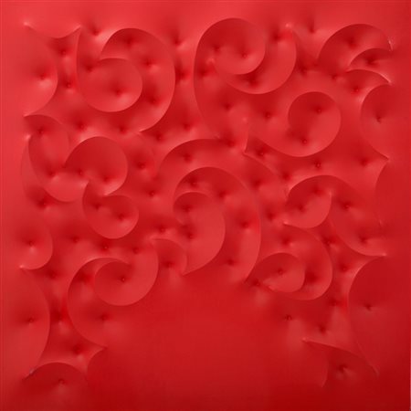 GIUSEPPE AMADIO Todi 1944 Estroflessione pittura su tela estroflessa 81x81