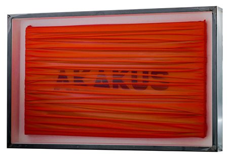 UMBERTO MARIANI Milano 1936 Akakaus assemblaggio estroflesso 40x65