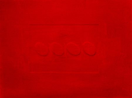 TURI SIMETI Alcamo 1929 Quattro ovali carta estroflessa dipinta 39,5x52,5