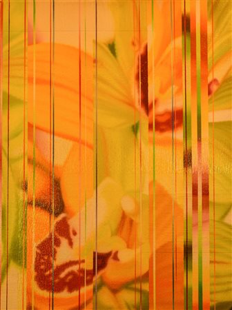 DANY VESCOVI Milano 1969 Composizione olio su tela 60x80