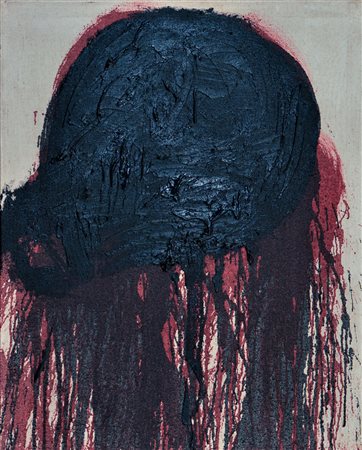 HERMAN NITSCH Vienna 1938 Senza titolo Olio su tela 80x100