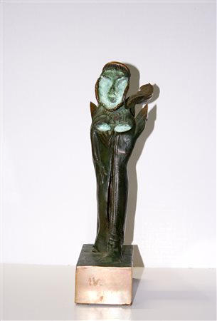 SEBASTIAN MATTA Santiago del Cile 1911-2002 Figura scultura in bronzo opera...
