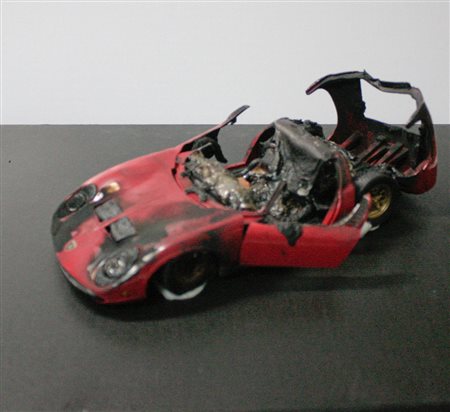 BERNARD AUBERTIN Fontenay-aux-Roses 1934 Lamborghini bruciata modellino...