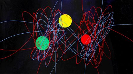 ROBERTO CRIPPA Milano 1921-1972 Spirali olio su tela 45x80