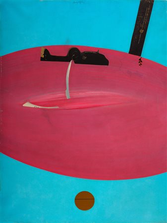 SERGIO DANGELO Pozzuoli 1906-1984 Composizione 1964 olio su tela 60x80