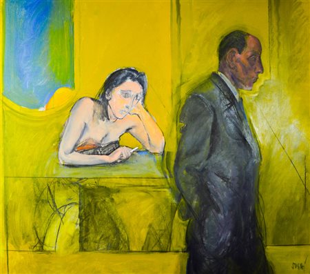 ALBERTO SUGHI Cesena 1928-2012 Solitudine olio su tela 100x110