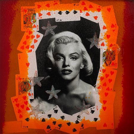 OMAR RONDA Portula (BI) 1947 Marilyn Fusione in plastica 50X50