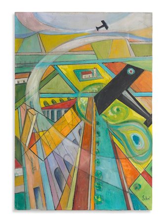 SIBO' (BOSSI PIERLUIGI) (1907 - 2000) - STUDIO PER ALI E CANALI .