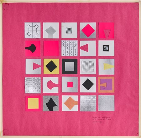 MUNARI BRUNO (1907 - 1998) - VARIAZIONI ARBITRARIE SULLA CURVA DI PEANO .