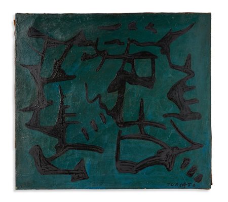 TURCATO GIULIO (1912 - 1995) - COMPOSIZIONE (1955-1956).