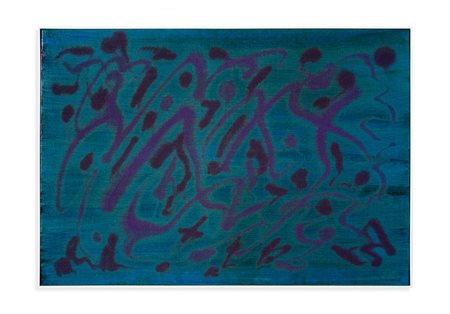 TURCATO GIULIO (1912 - 1995) - CANGIANTE BLU.