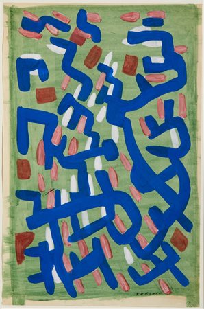 TURCATO GIULIO (1912 - 1995) - COMPOSIZIONE (METÀ ANNI '50).