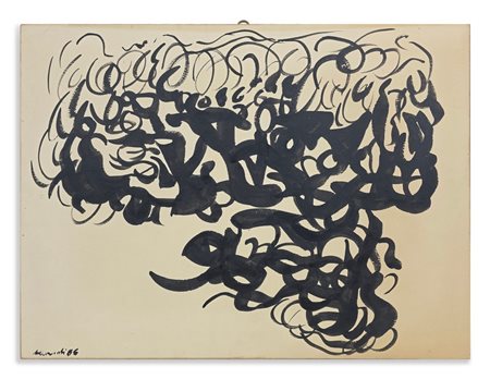 ACCARDI CARLA (1924 - 2014) - DISEGNO A PENNELLO.