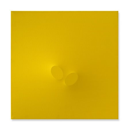 SIMETI TURI (1929 - 2021) - DUE OVALI GIALLI.